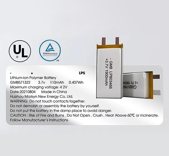 More than 200 sizes of UL-certified LiPo cells for your safety-sensitive products